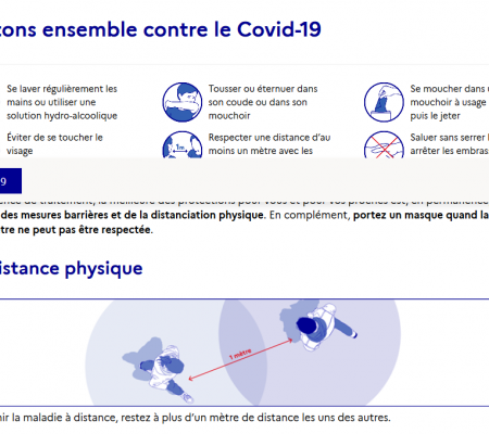 Reprise d'activité avec respect des règles sanitaires